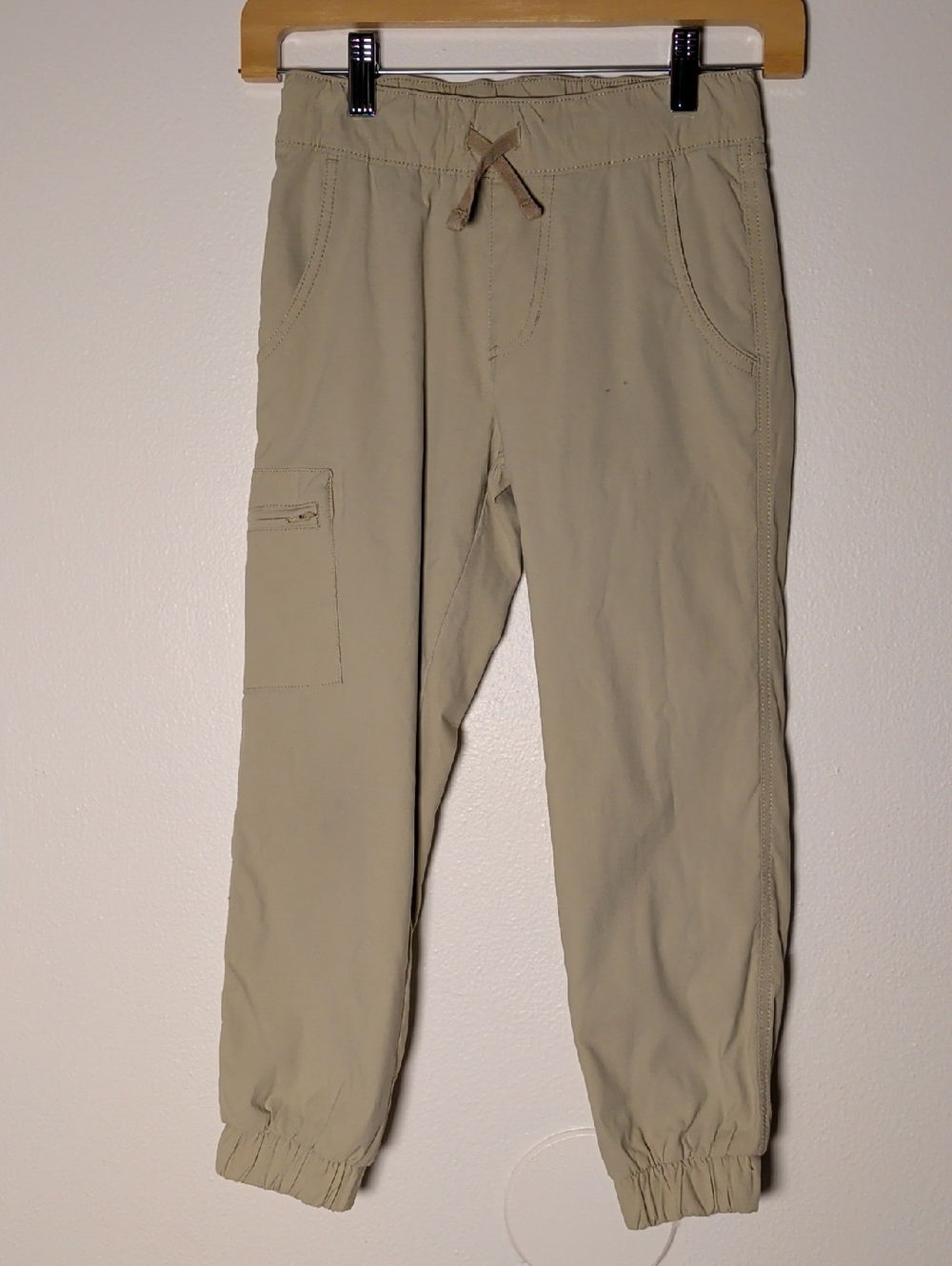 Weatherproof KIDS Khaki Drawstring Cargo Fleece Lined Joggers